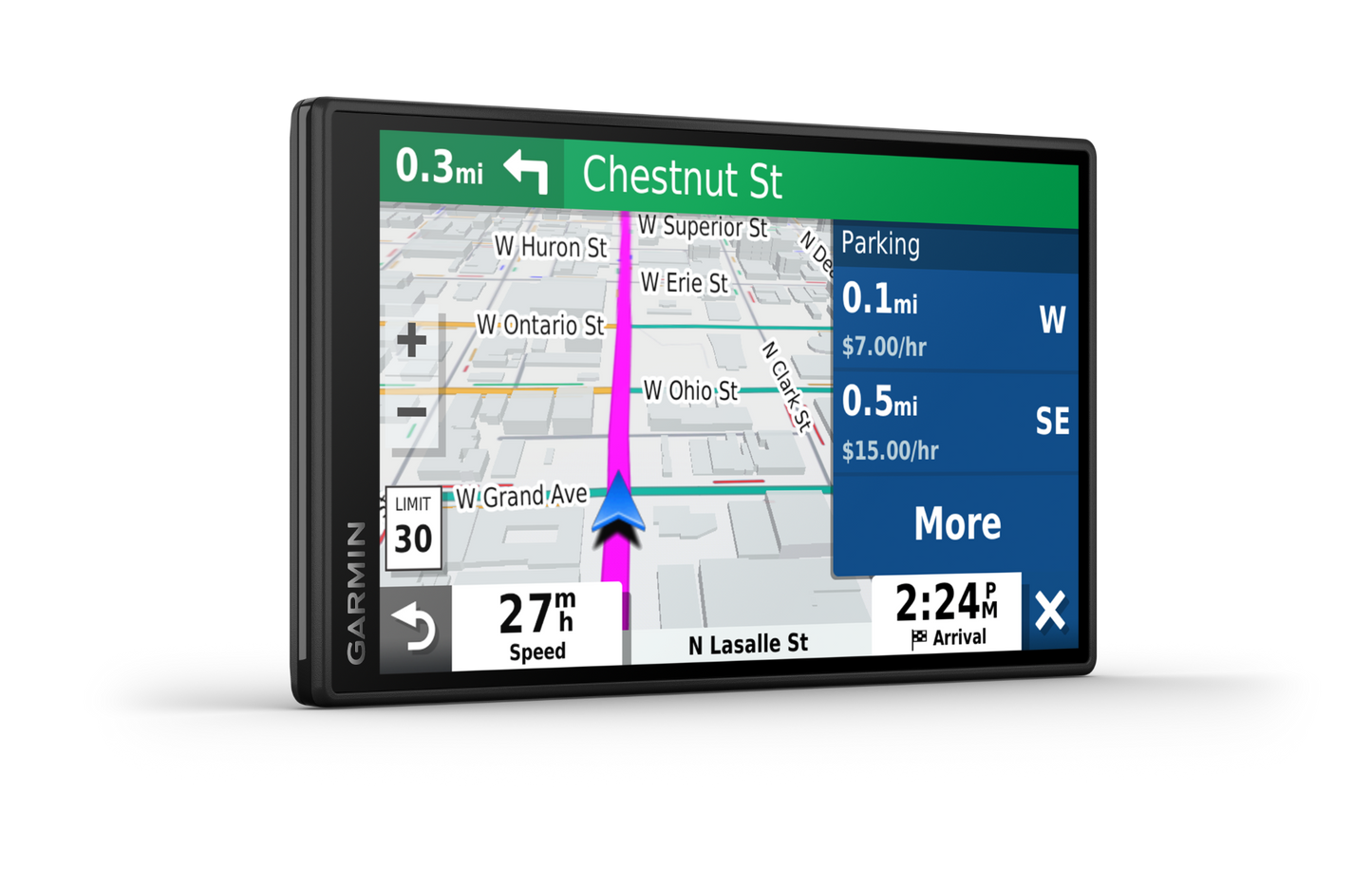 Garmin DriveSmart 55 & Traffic, Smart 5-inch GPS Navigator for Automobiles (010-02037-02)