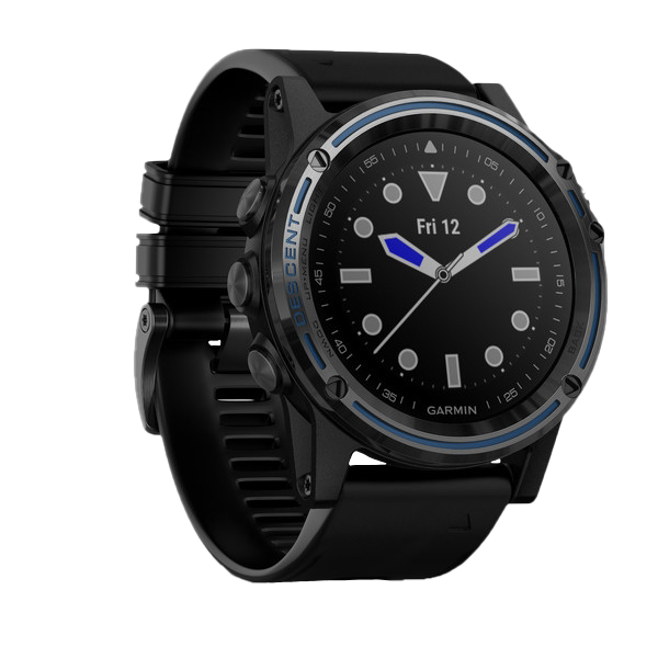 Garmin Descent MK1, saphir gris avec bracelet noir, montre intelligente marine pour plongeurs (010-01760-02)