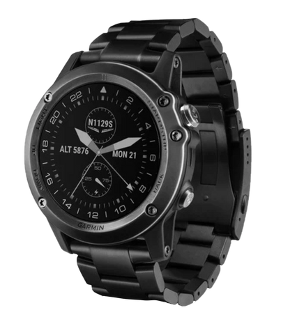 Garmin D2 Bravo Titanium, Noir, Montre GPS d'aviation intelligente pour pilotes (reconditionnée certifiée Garmin)