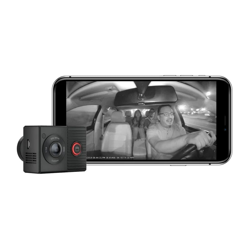 Garmin Dash Cam Tandem à double objectif avec deux objectifs à 180 degrés (reconditionné certifié Garmin)