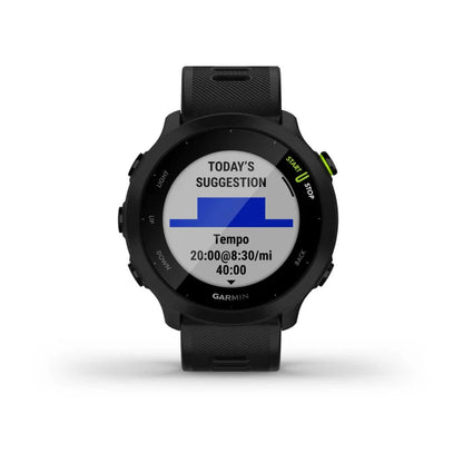 Garmin Forerunner 55, Black (Garmin Certified Refurbished)