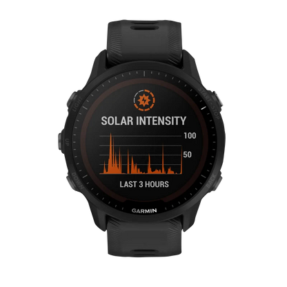 Garmin Forerunner 955 Solar, Black (Garmin Certified Refurbished)