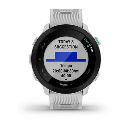 Garmin Forerunner 55 Blanc (Garmin certifié reconditionné) 