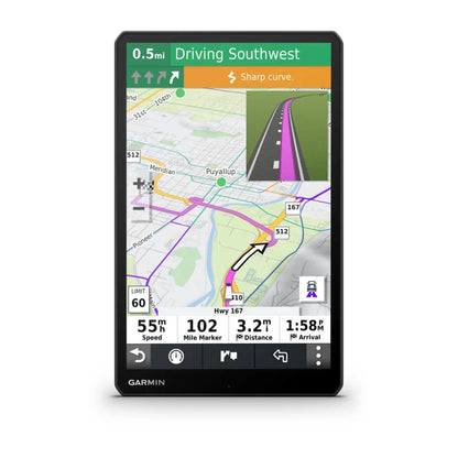 Navigateur GPS pour camion Garmin Dezl OTR1000 10" (remis à neuf certifié Garmin)