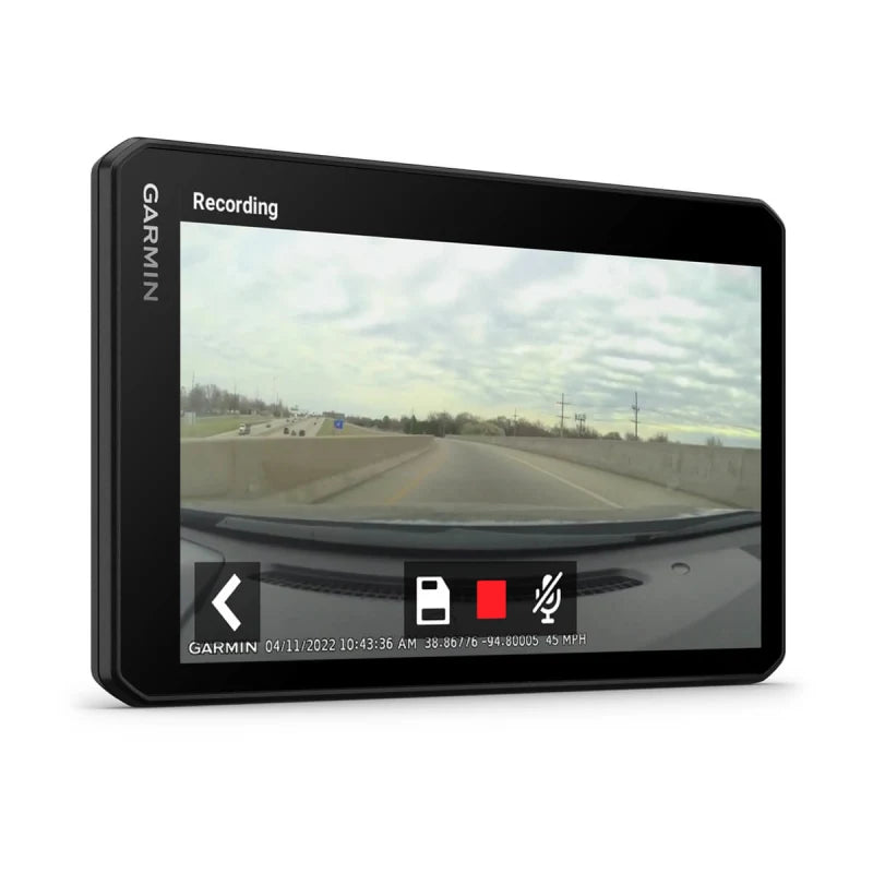 Navigateur GPS Garmin DriveCam 76 7" avec caméra de tableau de bord intégrée (remis à neuf certifié Garmin)