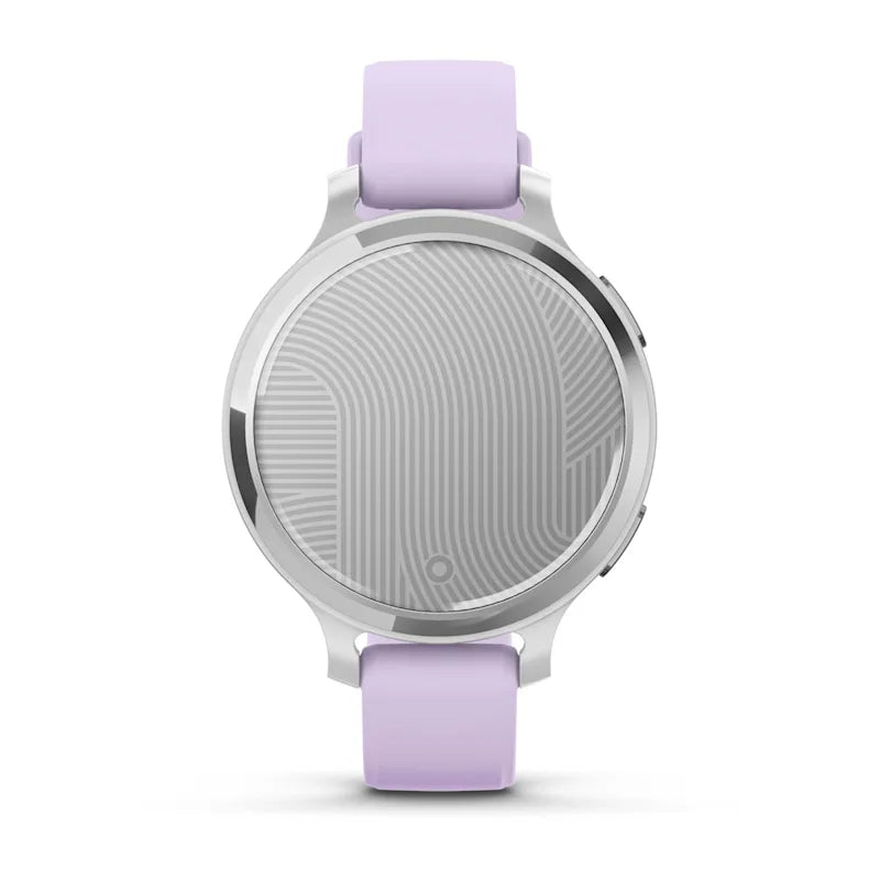 Garmin Lily 2 Active Silver with Purple Jasmine Silicone Band (010-02891-01)