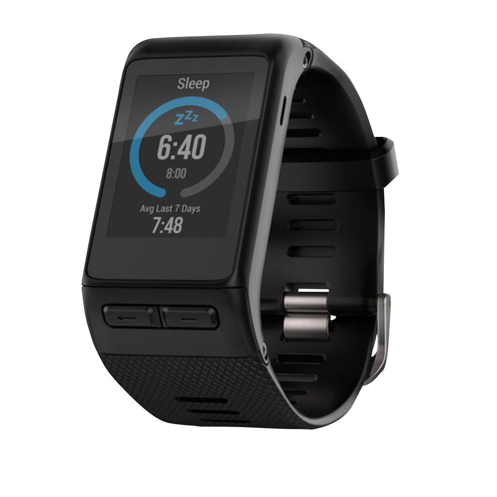 Garmin Vivoactive HR, noir avec bracelet très large, montre connectée GPS (reconditionnée certifiée Garmin)