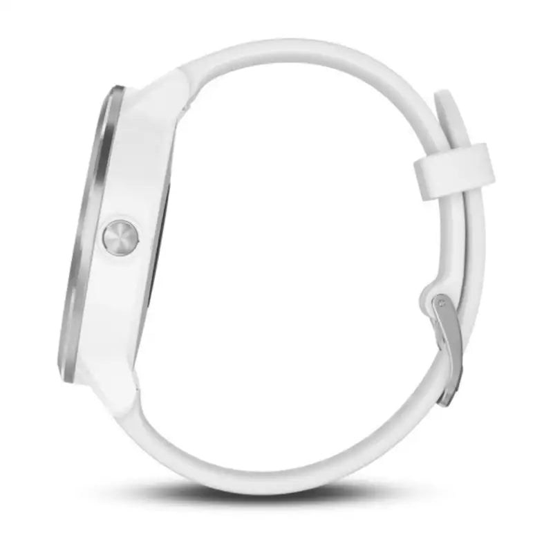 Garmin Vivoactive 3, White with Stainless Steel (Garmin Certified Refurbished)