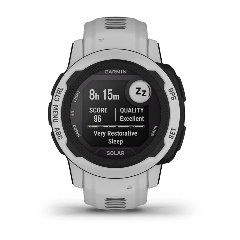 Garmin Instinct 2S Solar, Mist Gray (Garmin Certified Refurbished)