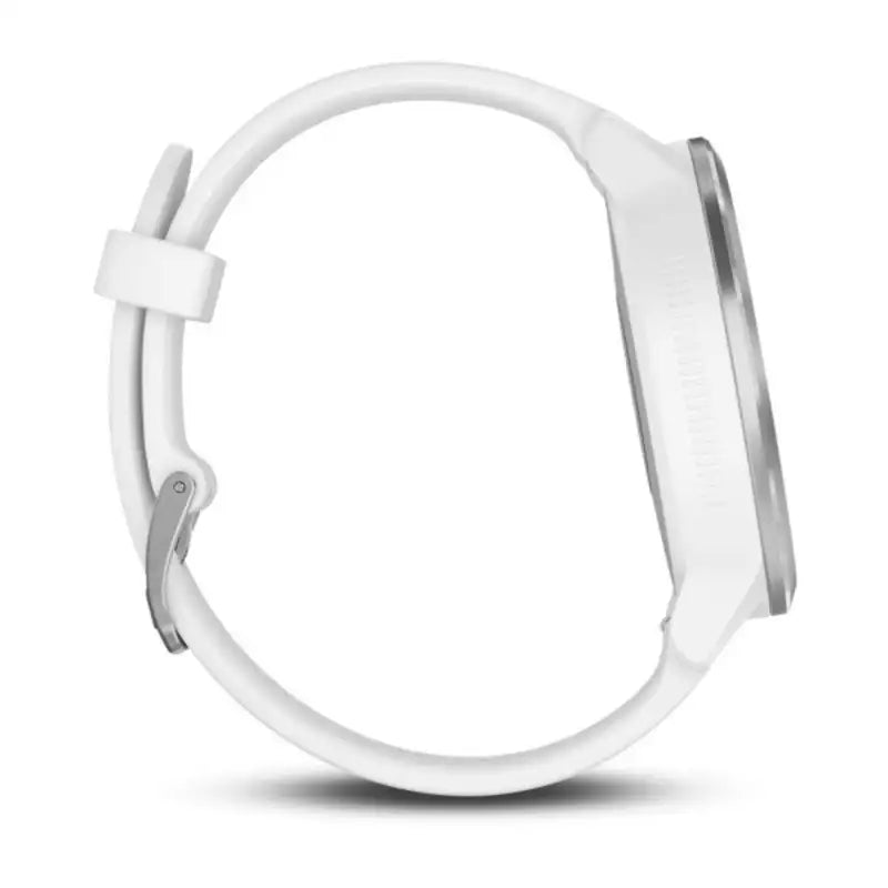 Garmin Vivoactive 3, White with Stainless Steel (Garmin Certified Refurbished)