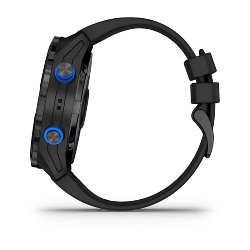 Garmin Descent Mk2i Titanium Carbon Gray DLC avec bracelet noir (remis à neuf certifié Garmin)