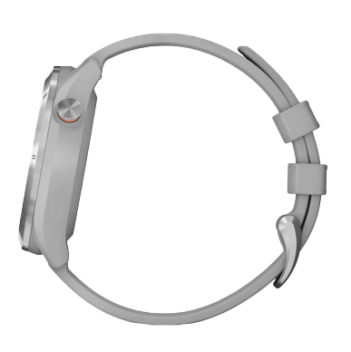 Garmin Approach S40, montre connectée de golf GPS et télémètre en acier inoxydable avec bracelet gris (010-02140-00)