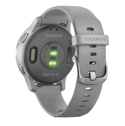 Garmin Vivoactive 4S - Argent avec bracelet gris (010-02172-01)