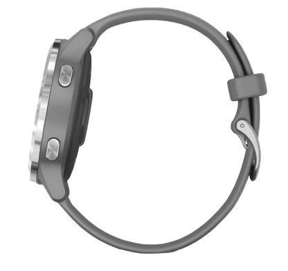 Garmin Vivoactive 4S - Argent avec bracelet gris (010-02172-01)