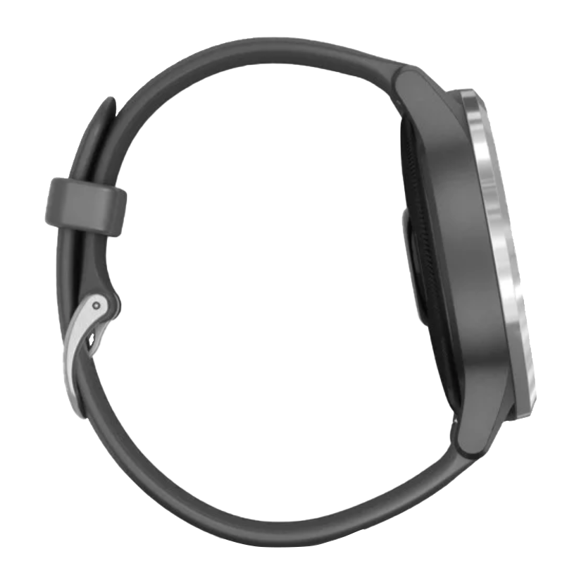 Garmin Vivoactive 4 - Argent avec bracelet gris ombré (010-02174-01)