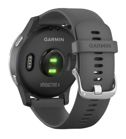 Garmin Vivoactive 4 - Argent avec bracelet gris ombré (010-02174-01)