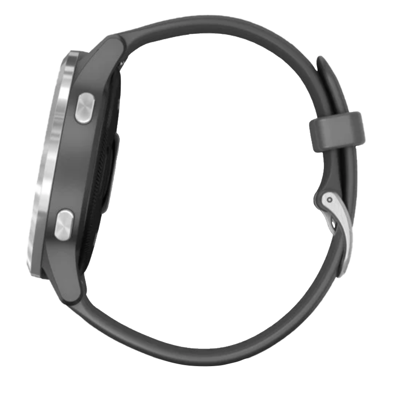 Garmin Vivoactive 4 - Argent avec bracelet gris ombré (010-02174-01)