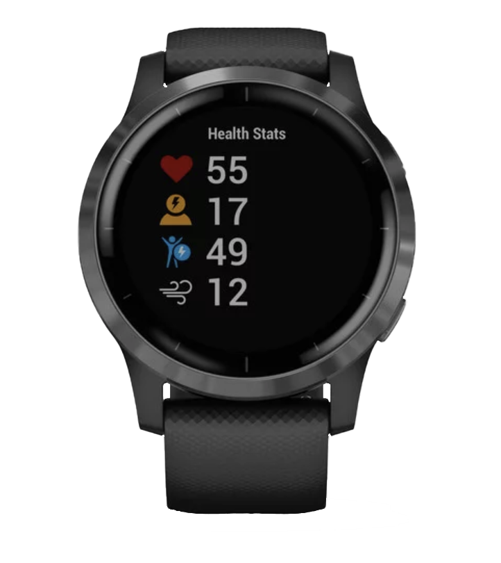 Garmin Vivoactive 4 - Ardoise avec bracelet noir (010-02174-11)