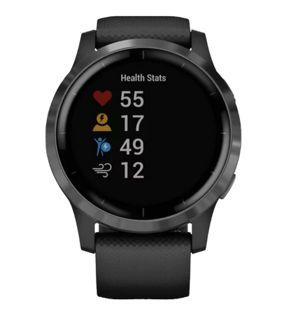 Garmin Vivoactive 4 - Ardoise avec bracelet noir (010-02174-11)