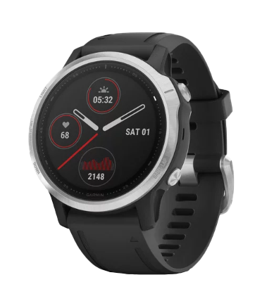 Garmin Fenix 6S Silver With Black Band (010-02159-01)