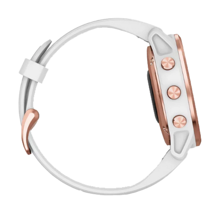 Garmin Fenix ​​6S Pro Rose Goldtone avec bracelet blanc (010-02159-10)