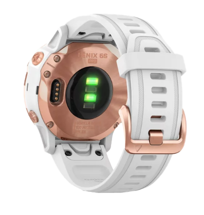 Garmin Fenix ​​6S Pro Rose Goldtone avec bracelet blanc (010-02159-10)