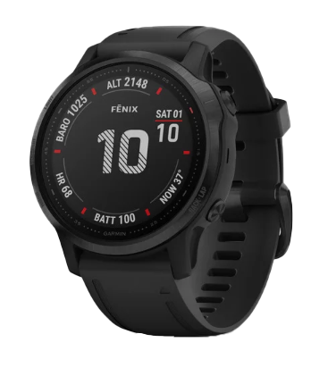 Garmin Fenix ​​6S Pro Noir avec bracelet noir (010-02159-13)