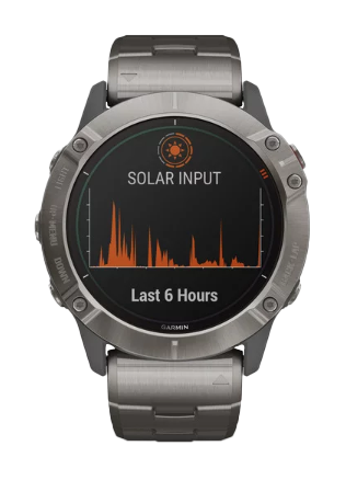 Garmin Fenix 6X Pro Solar Titanium with Vented Titanium Bracelet (010-02157-23)