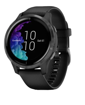 Garmin Venu Noir avec matériel en ardoise (010-02173-11)