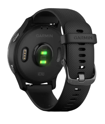 Garmin Venu Noir avec matériel en ardoise (010-02173-11)