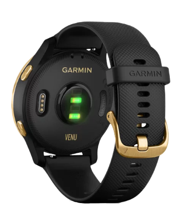 Garmin Venu Noir avec matériel doré (010-02173-31)