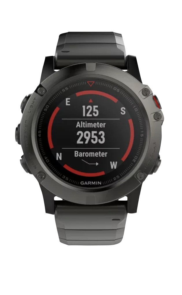 Garmin Fenix ​​5X, saphir gris ardoise avec bracelet en métal, montre intelligente GPS (reconditionnée certifiée Garmin)