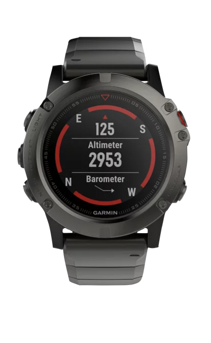 Garmin Fenix ​​5X, saphir gris ardoise avec bracelet en métal, montre intelligente GPS (reconditionnée certifiée Garmin)