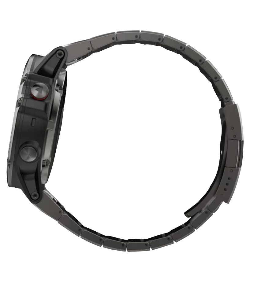 Garmin Fenix ​​5X, saphir gris ardoise avec bracelet en métal, montre intelligente GPS (reconditionnée certifiée Garmin)