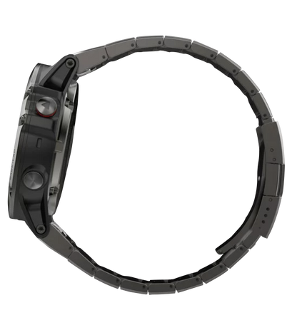 Garmin Fenix ​​5X, saphir gris ardoise avec bracelet en métal, montre intelligente GPS (reconditionnée certifiée Garmin)