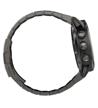 Garmin Fenix ​​5X, saphir gris ardoise avec bracelet en métal, montre intelligente GPS (reconditionnée certifiée Garmin)