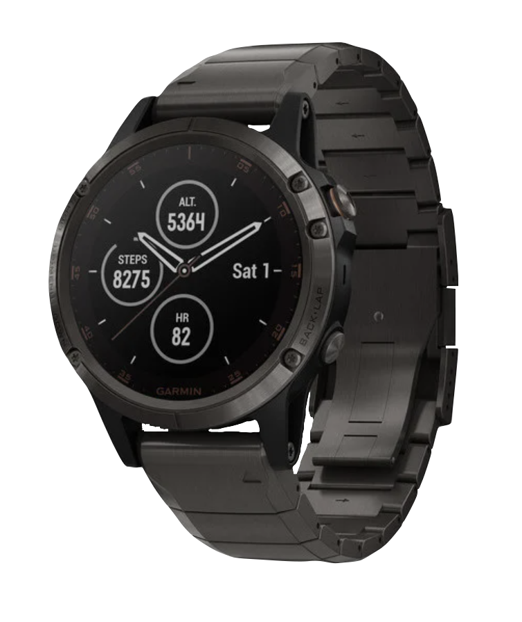 Garmin Fenix 5 Plus Sapphire Carbon Gray DLC Titanium (010-01988-02)