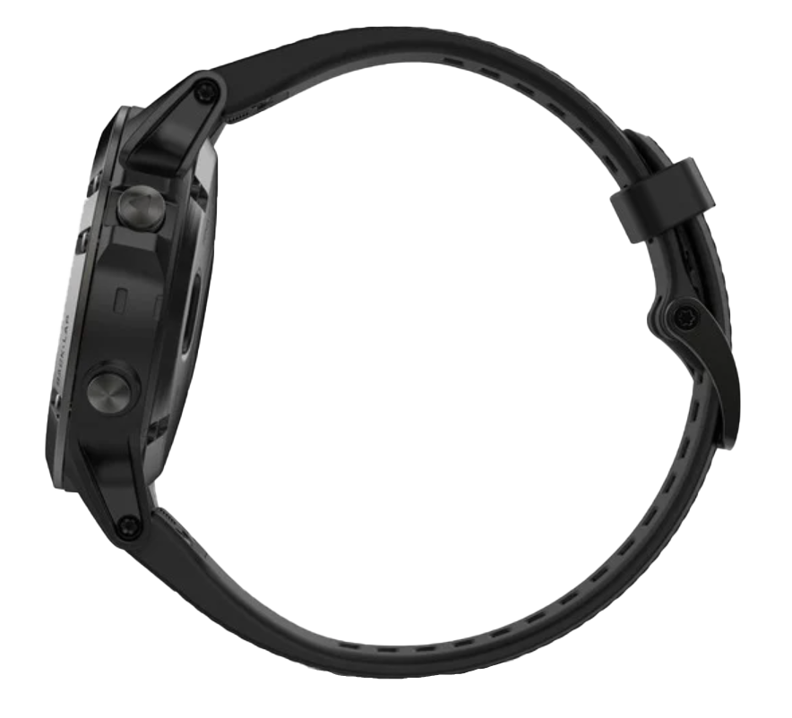 Garmin Fenix ​​5 Black Sapphire avec bracelet noir (010-01688-10)