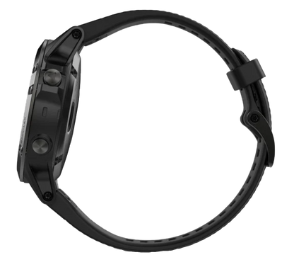 Garmin Fenix ​​5 Black Sapphire avec bracelet noir (010-01688-10)