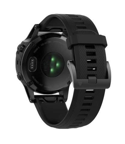 Garmin Fenix ​​5 Black Sapphire avec bracelet noir (010-01688-10)