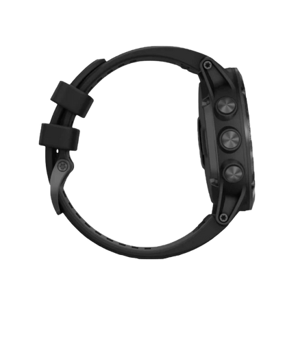 Montre connectée GPS Garmin Fenix ​​5X Plus Sapphire avec bracelet noir (reconditionnée et certifiée Garmin)