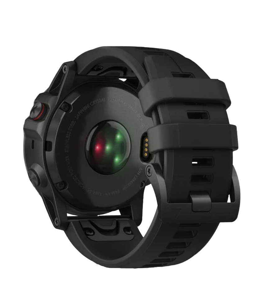 Montre connectée GPS Garmin Fenix ​​5X Plus Sapphire avec bracelet noir (reconditionnée et certifiée Garmin)