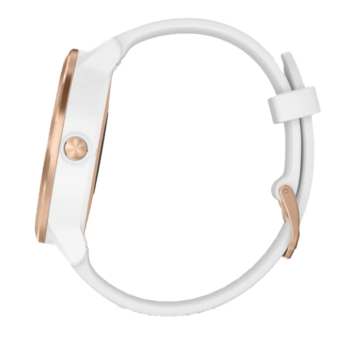 Garmin Vivoactive 3, blanc avec or rose, montre connectée GPS (reconditionnée certifiée Garmin)