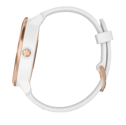 Garmin Vivoactive 3, blanc avec or rose, montre connectée GPS (reconditionnée certifiée Garmin)