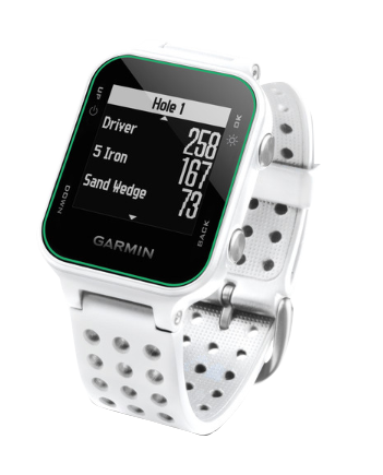 Garmin Approach S20, Blanc, Montre connectée GPS de golf et télémètre (reconditionné certifié Garmin)