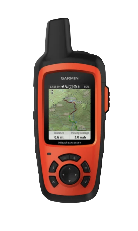 Garmin inReach Explorer+, Rugged & Lightweight GPS Satellite Communicator w/ InReach & SOS (Garmin Certified Refurbished)