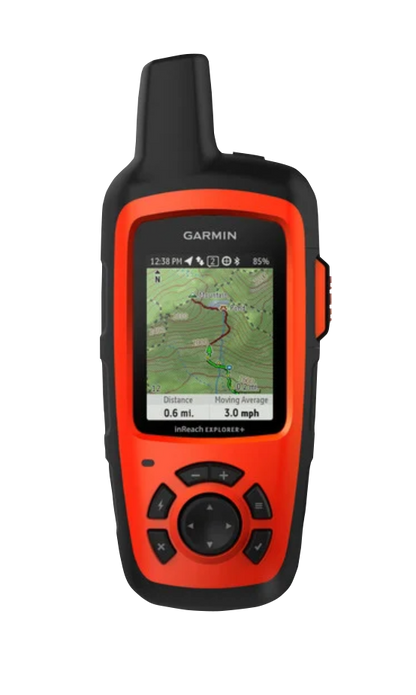 Garmin inReach Explorer+, Rugged & Lightweight GPS Satellite Communicator w/ InReach & SOS (Garmin Certified Refurbished)