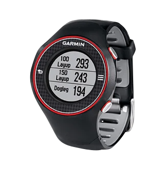 Garmin Approach S3, Black/Red, Golf GPS Smartwatch & Rangefinder (Garmin Certified Refurbished)