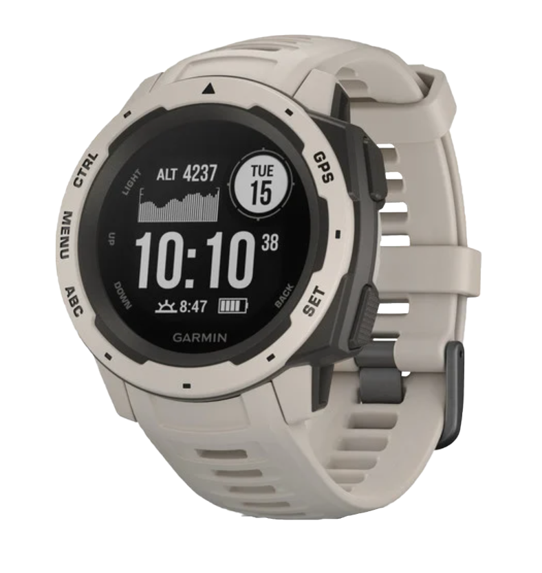 Montre connectée GPS robuste Garmin Instinct, Tundra (reconditionnée et certifiée Garmin)