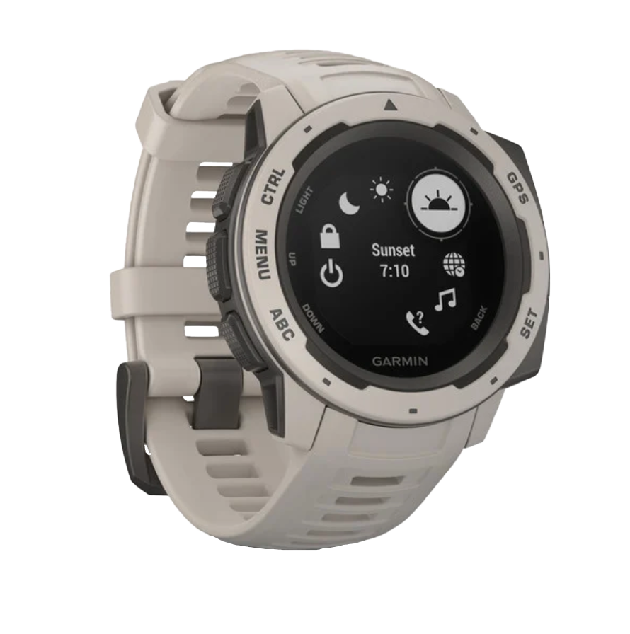 Montre connectée GPS robuste Garmin Instinct, Tundra (reconditionnée et certifiée Garmin)